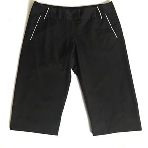 Adidas ClimaLite Black Athletic Capri Pants Sz 12